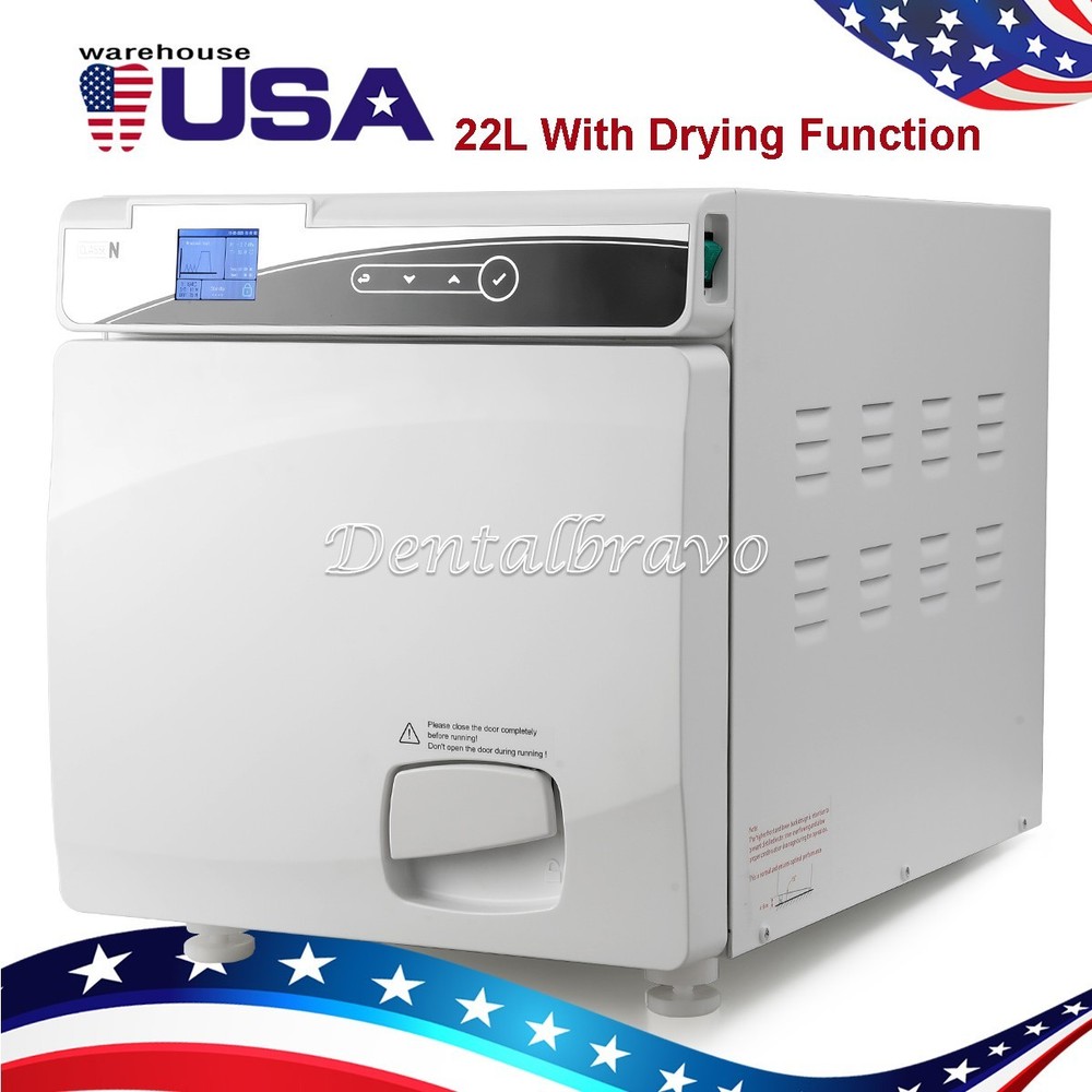 22L Class N Dental Autoclave Vacuum Steam Sterilizer With Drying Function