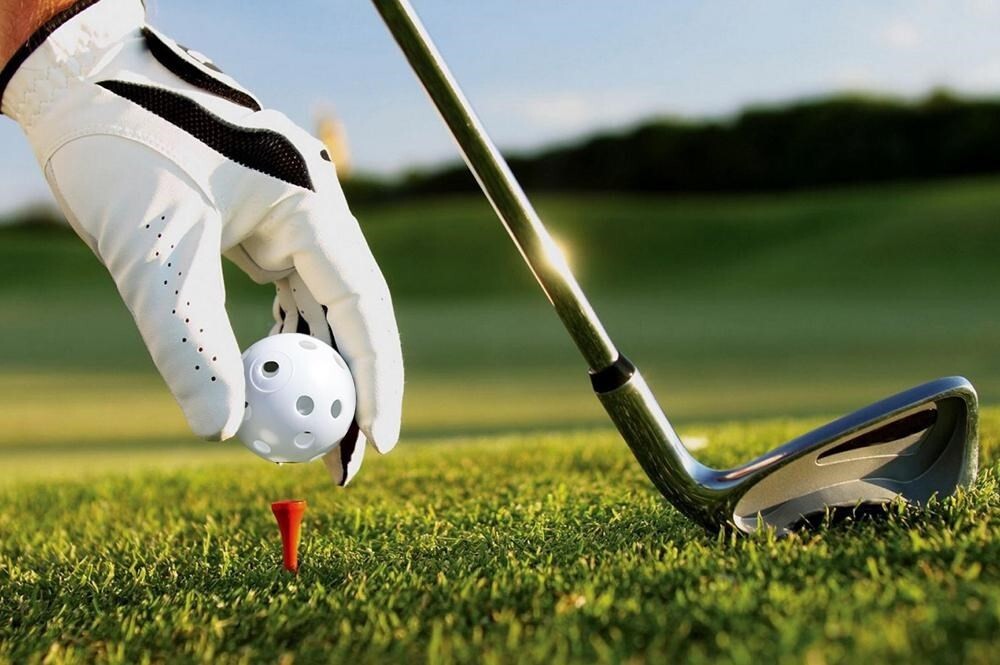 24 Count Plastic Practice Golf Balls Perforated Training Swing Simulator Range