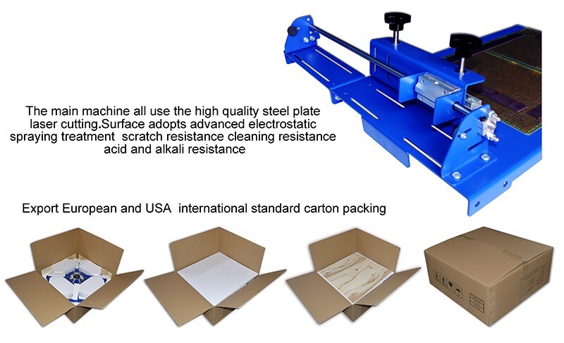 One Color Sliding Screen Printer Universal 2 Directions Parallelmovement