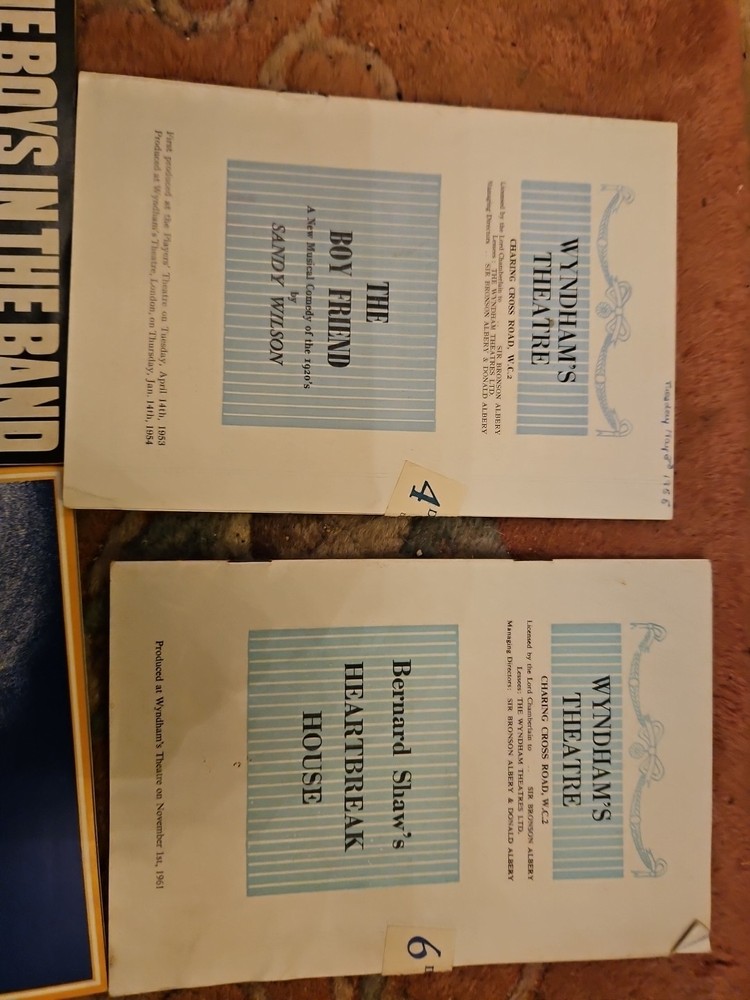 6 'Wyndham's' Theatre Programmes