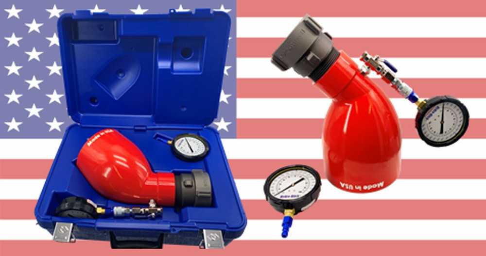 2-1/2" NST Fire Hydrant Diffuser  2-160Psi 2120 GPM Dual Read Gauges in Case