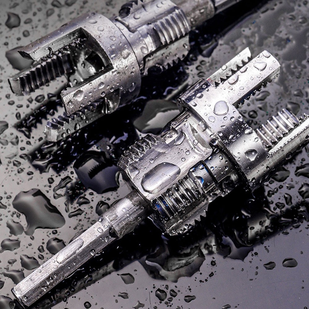 Integrated Internal & External Pipe Threading-Tool, PVC Pipe Threader Kit-NEW