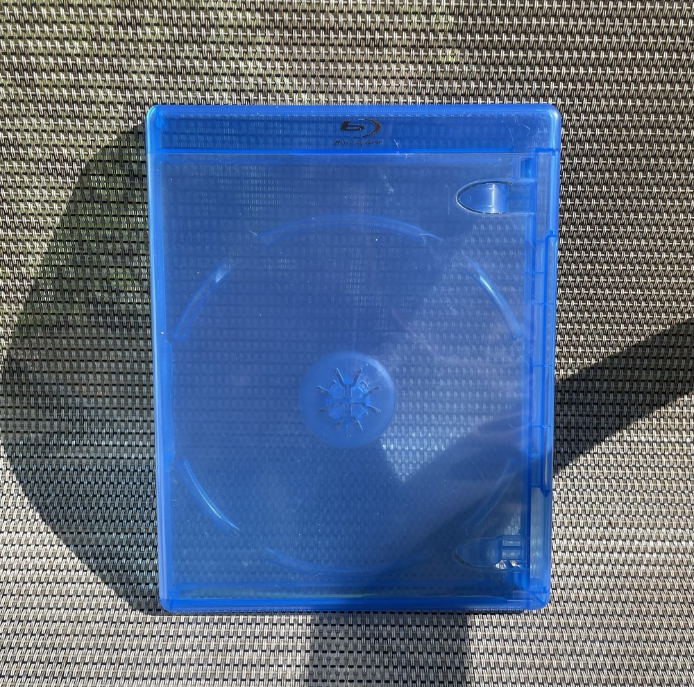 Blu-ray Replacement Case Logo Slim 6mm Single Disc w/ Outer Plastic
