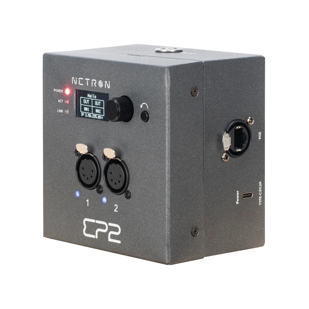 Obsidian Control Systems Netron EP2 - Compact Ethernet to DMX Gateway