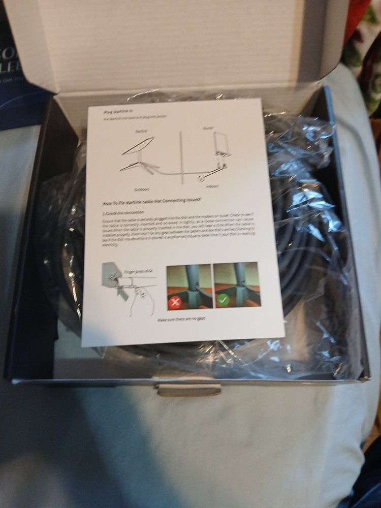 Starlink Satellite V2 Gen 2 Dish Internet Replacement Cable Router Kit