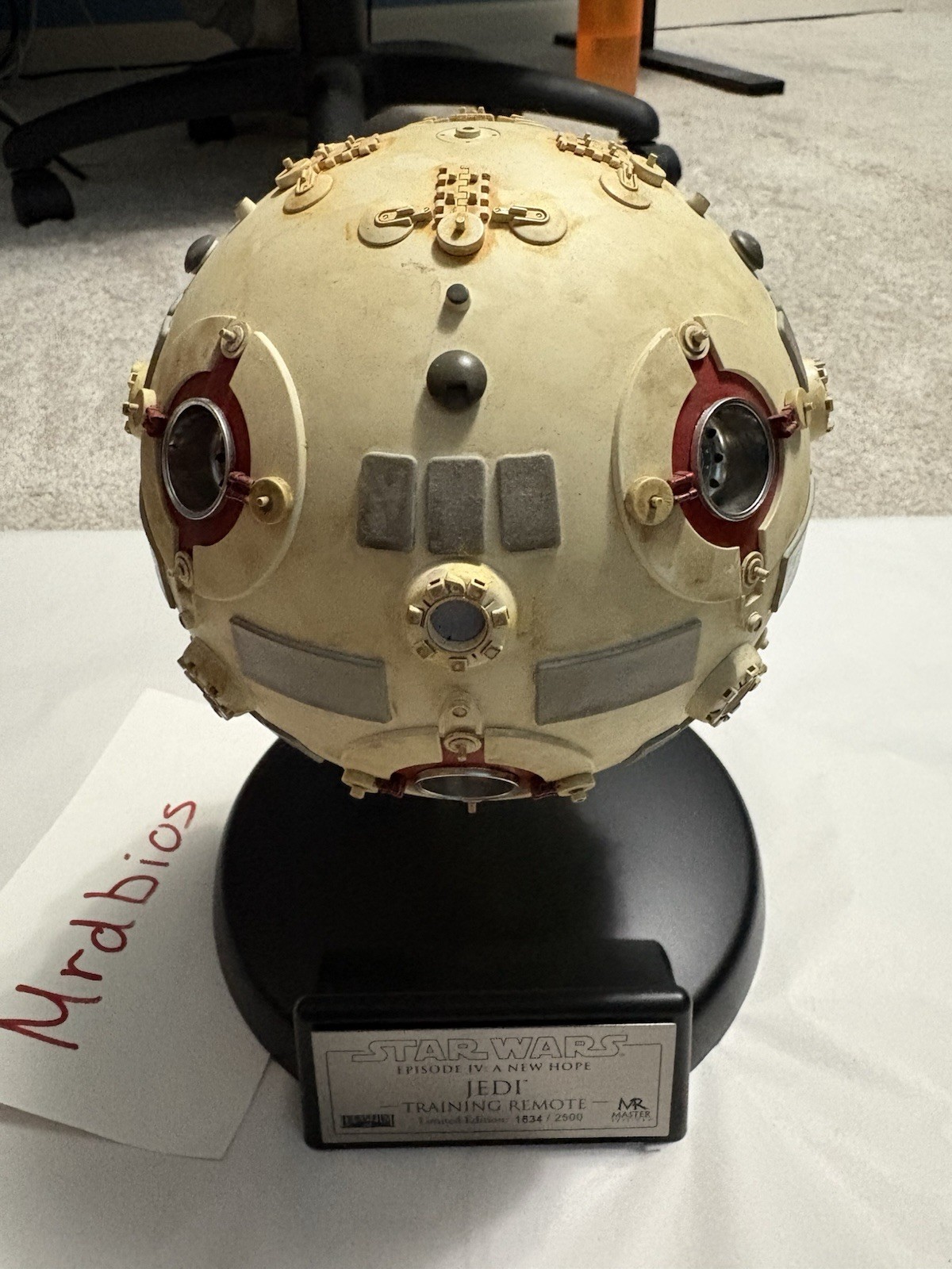 Master Replicas 1:1 Scale Star Wars Jedi Training Remote Prop Replica #1834/2500