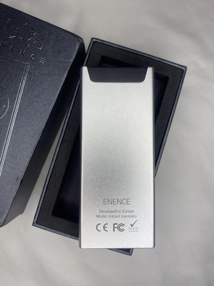 Enence Instant Translator Handheld Electronic Language Device Battery USB Cable