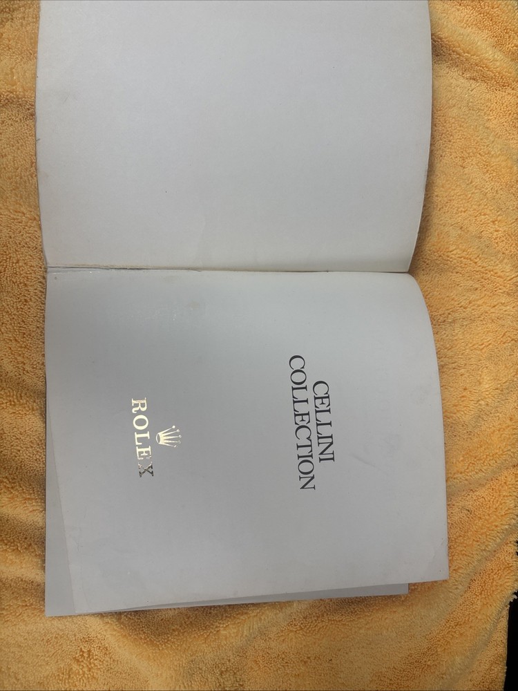 Rolex Cellini Catalog / Brochure