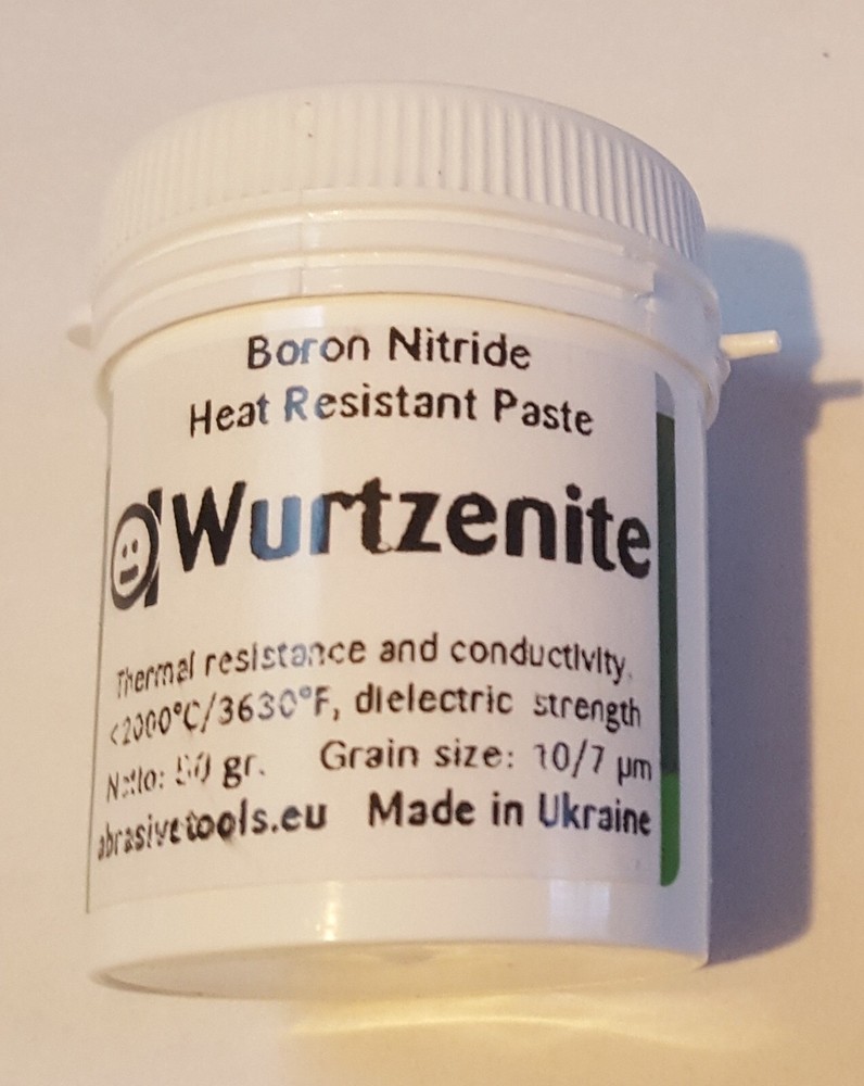 Boron nitride paste, high temperature resistant, mold release, 150 gr.