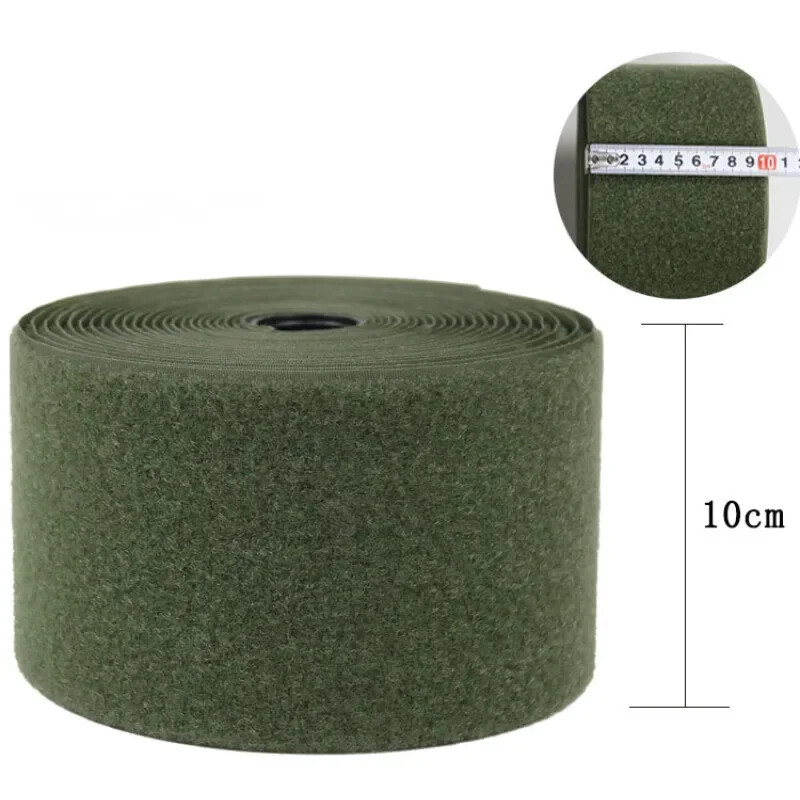 1yard Length 10cm Width Hook Loop Sticker Tape Sewing Webbing for DIY Bag Cloth