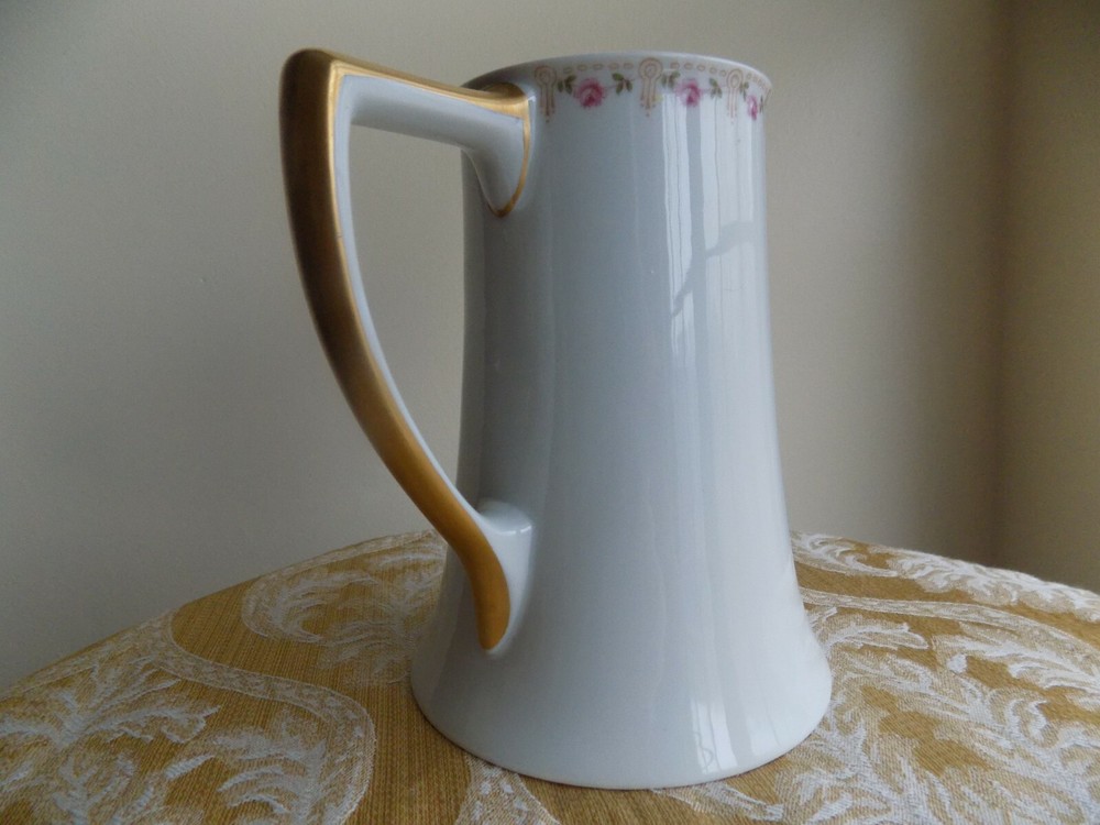 Antique Limoges Porcelain Pitcher