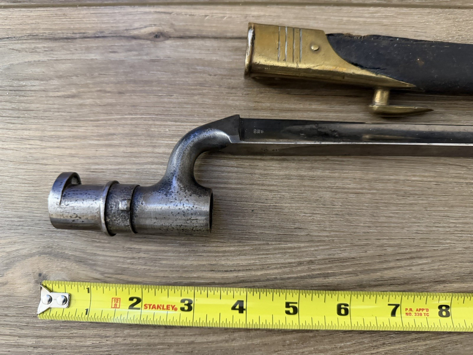 Zulu War Era British Pattern 1876 Martini-Henry Rifle Socket Bayonet!