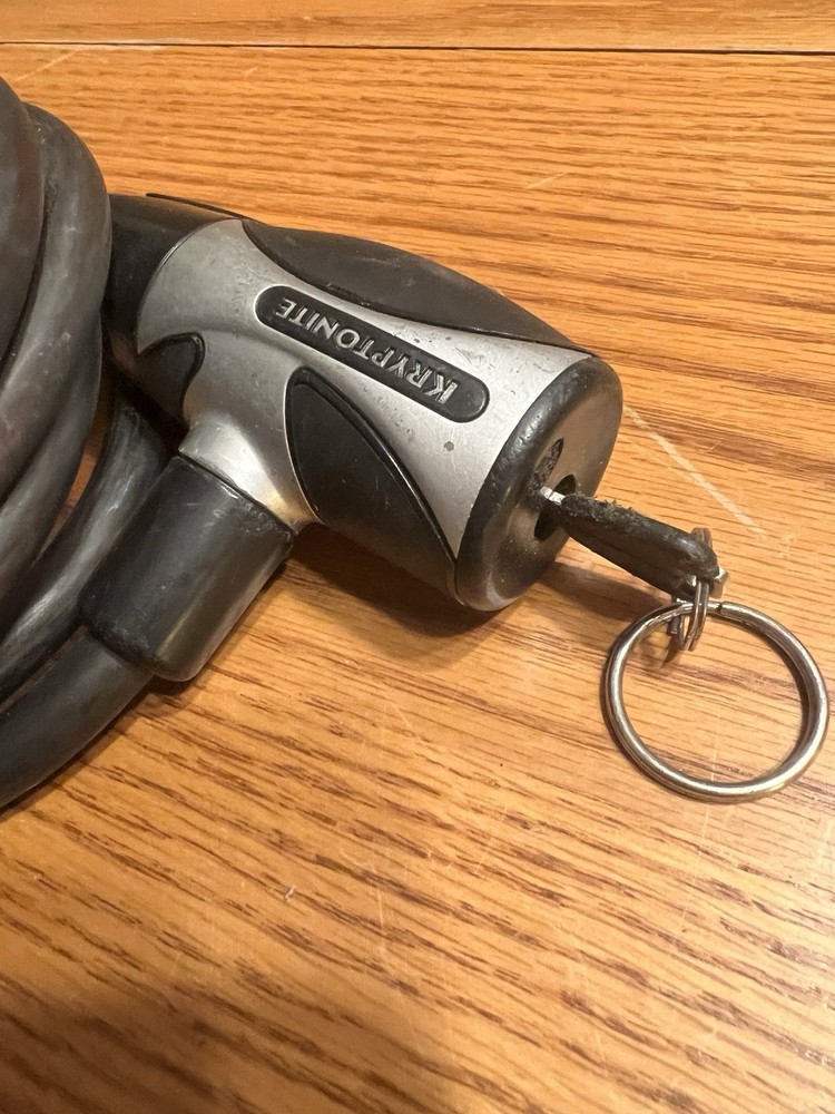 Kryptonite KryptoFlex Cable Lock - with Key, 6' x 10mm