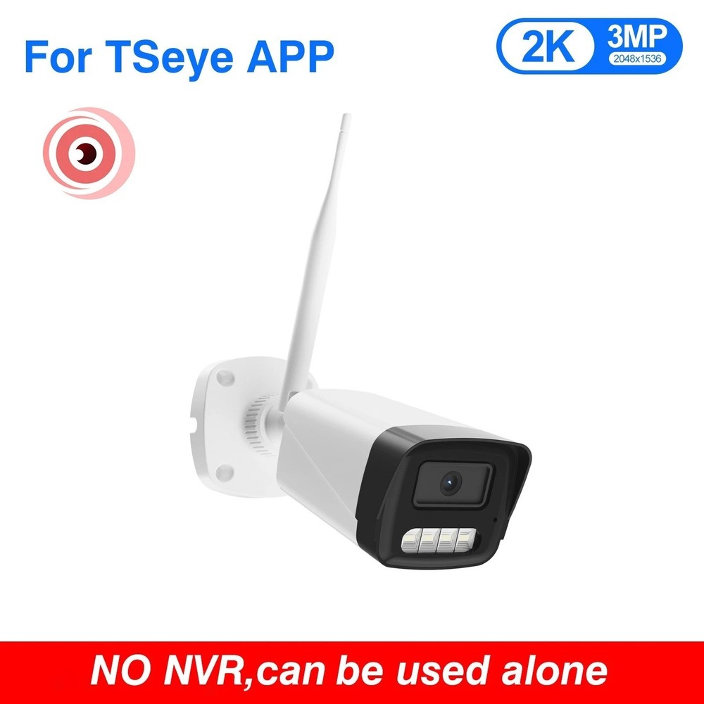 SmartSF 3MP Wireless Wifi Security Camera Audio Recording IP Security Camera