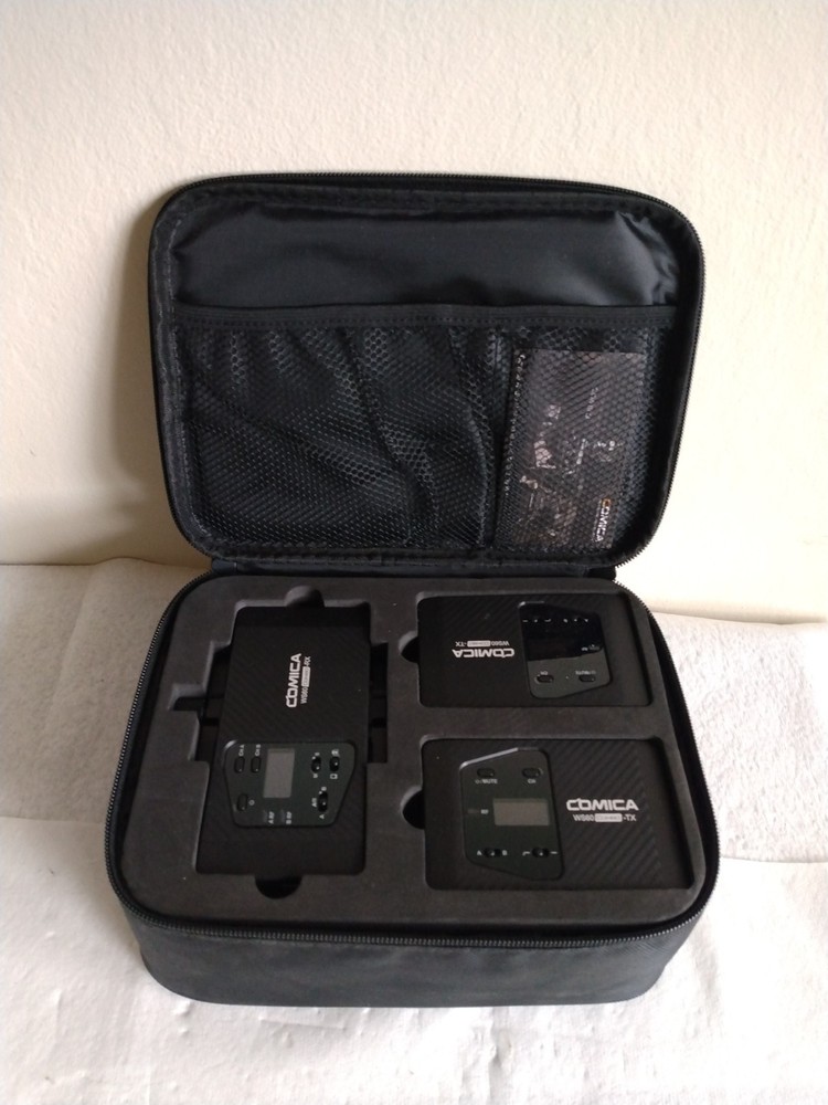 Comica Wireless Microphone CVM WS 60 Combo UHF 1 Trigger 2 + Case