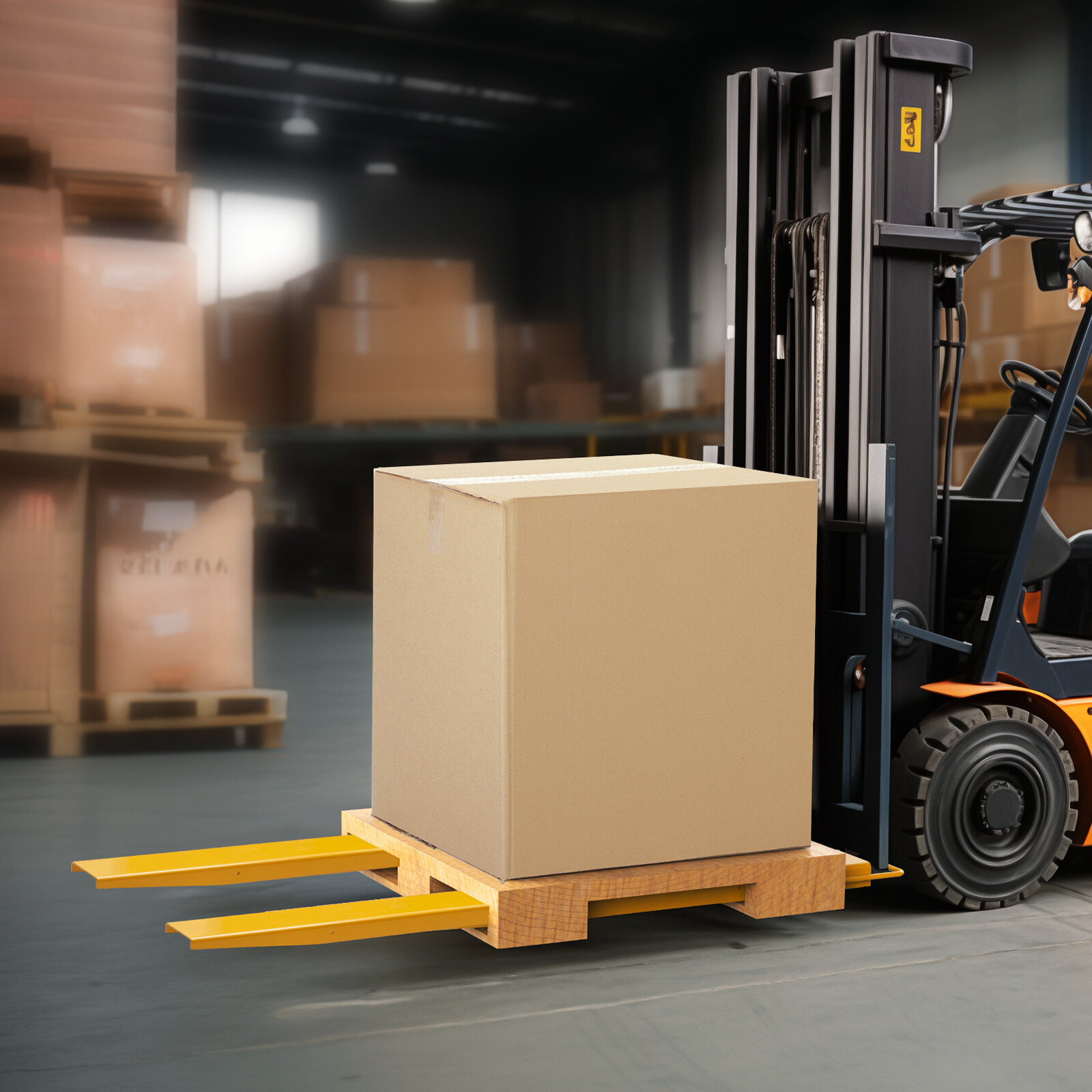 VEVOR Pallet Fork Extensions Forklift Extensions 72" x 5.5" Heavy Duty Steel