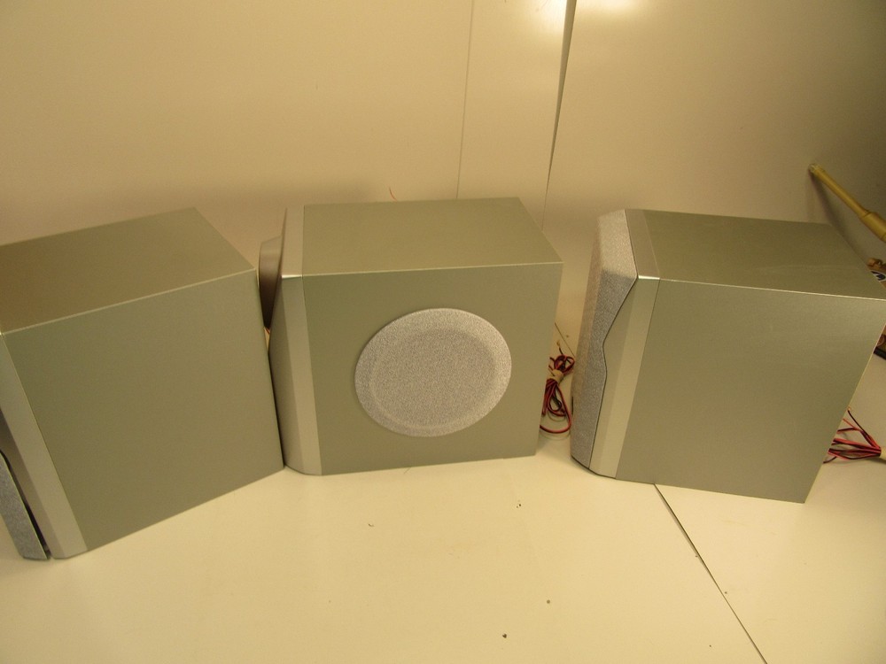 Three Sharp Component Speakers