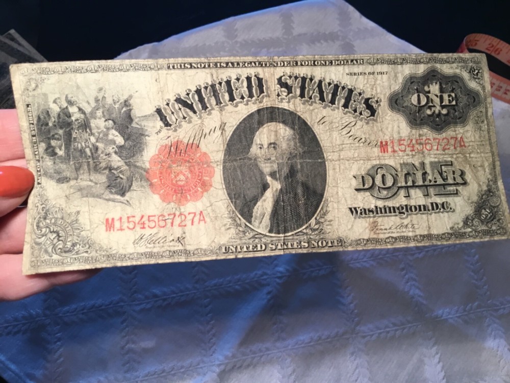 Series 1917 $1 Dollar Bill