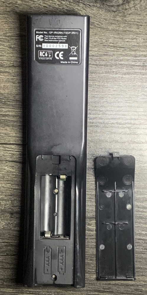 Mediagate Remote Control GP-IR02BK (TSGP-IR01) *UNTESTED*