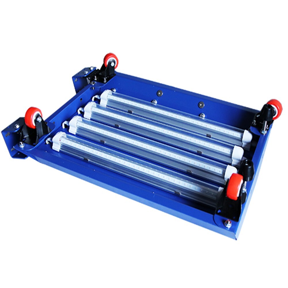 110V Push-Pull LED Movable Exposure Unit Ultraviolet Plate Drying Printing 12W×4