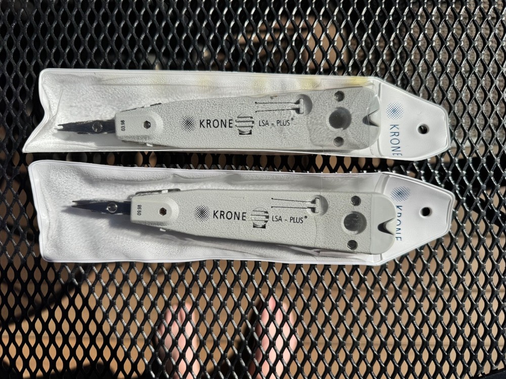 KRONE LSA-PLUS Punch Down Tool w/ Sensor 6647 2 055-01 Telecom Insertion