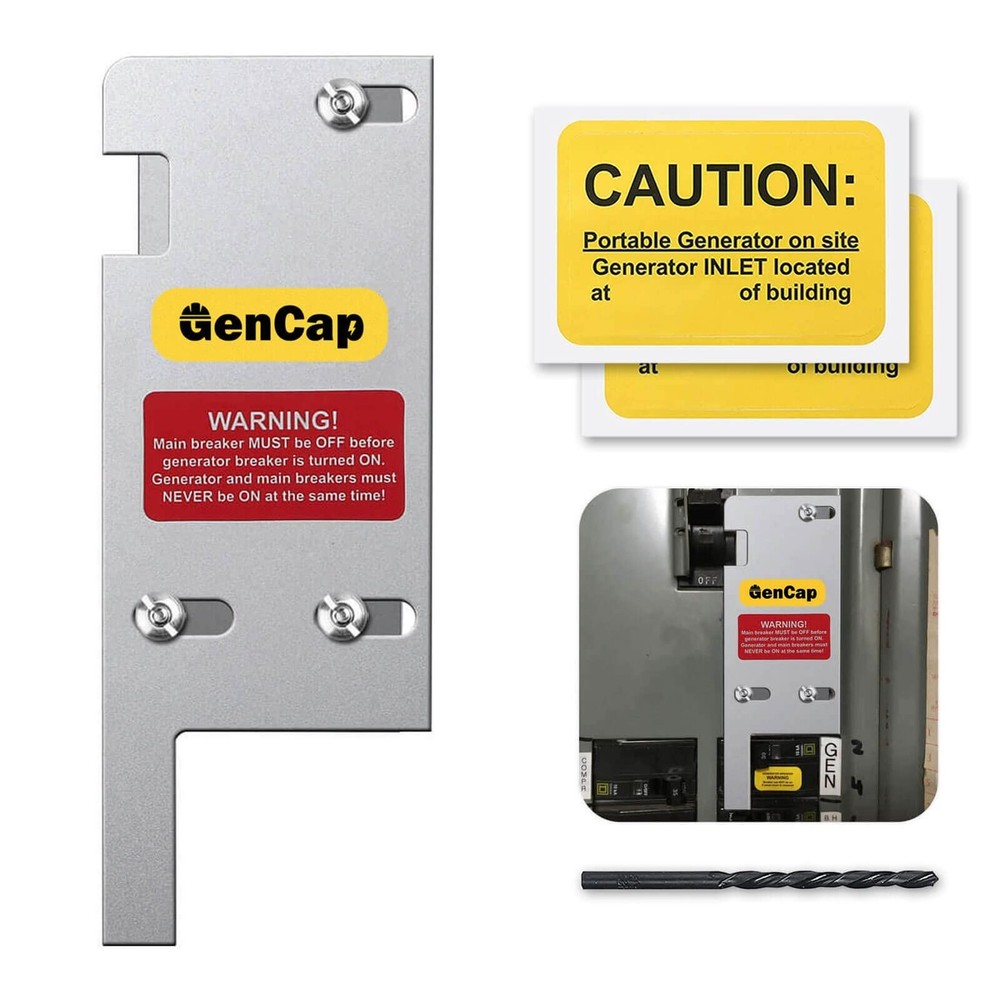 Generator Interlock Kit Compatible with Square D Vertical Main 150 or 200 amp...