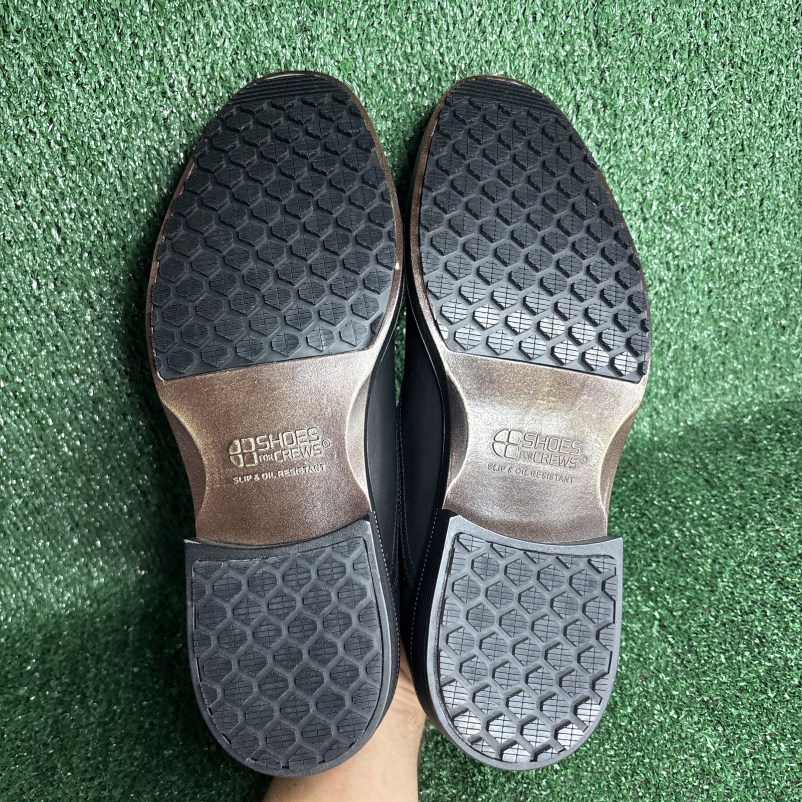 Shoes For Crews “Statesman” Cap Toe Slip On Oxfords Mens Size 11.5 Wide - NEW