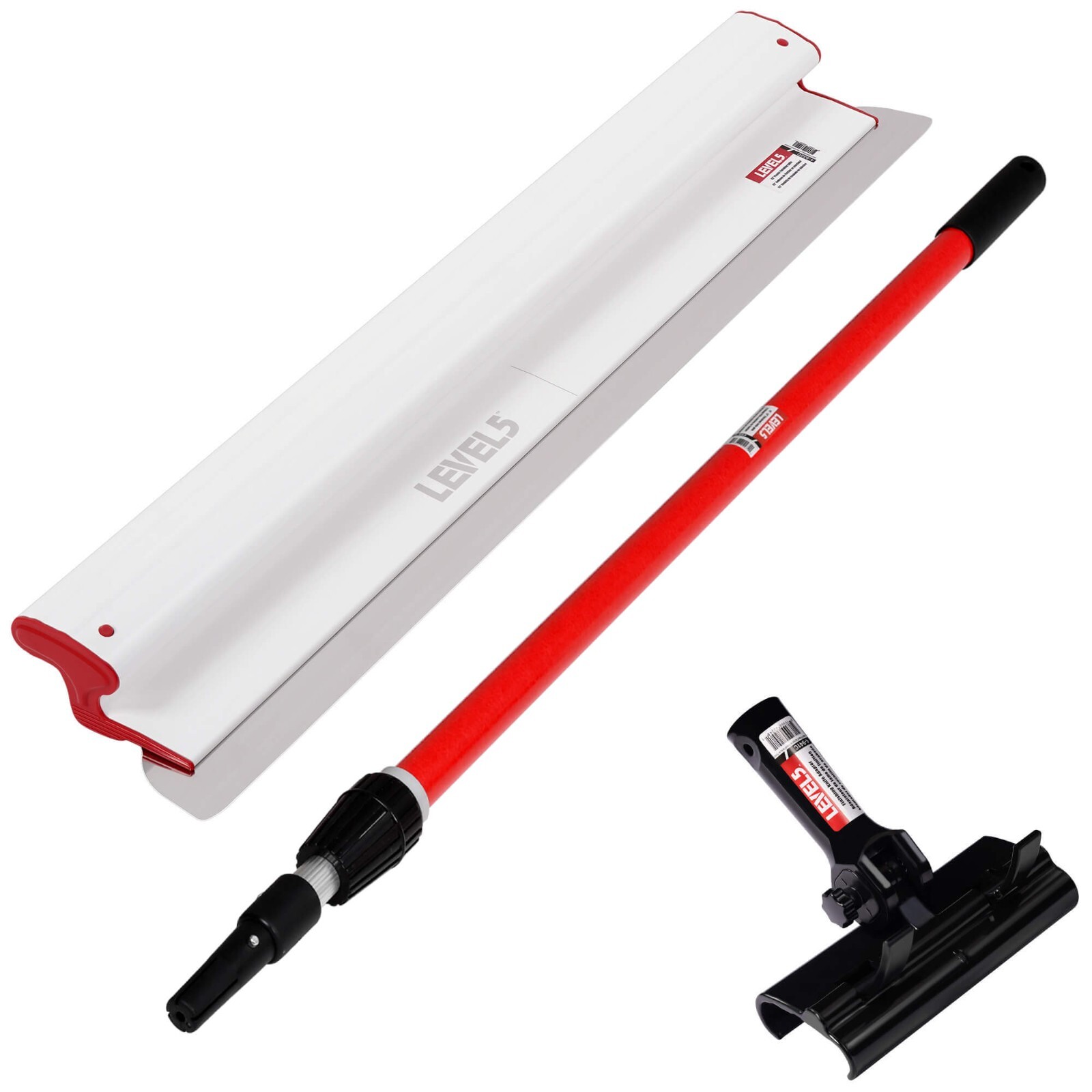 LEVEL5 32" Composite Skimming Blade w/ 48"- 87" Ext. Handle + Adapter | 5-432C