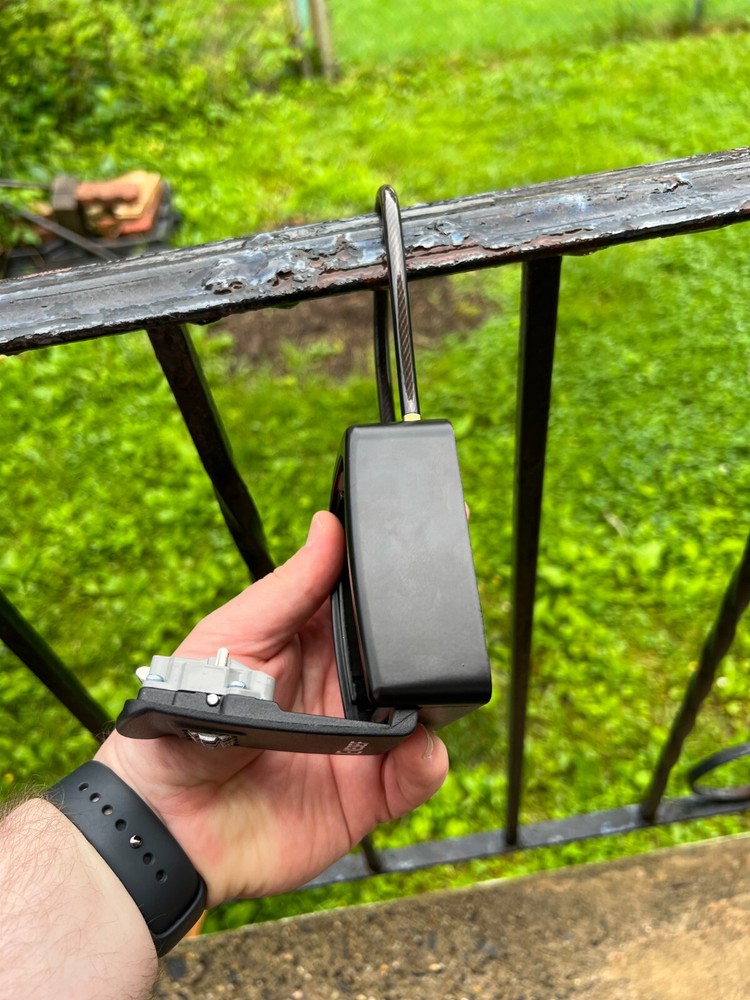 4 Digit Combination Security Lock Box 5 Keys Waterproof Black - Flexible Latch