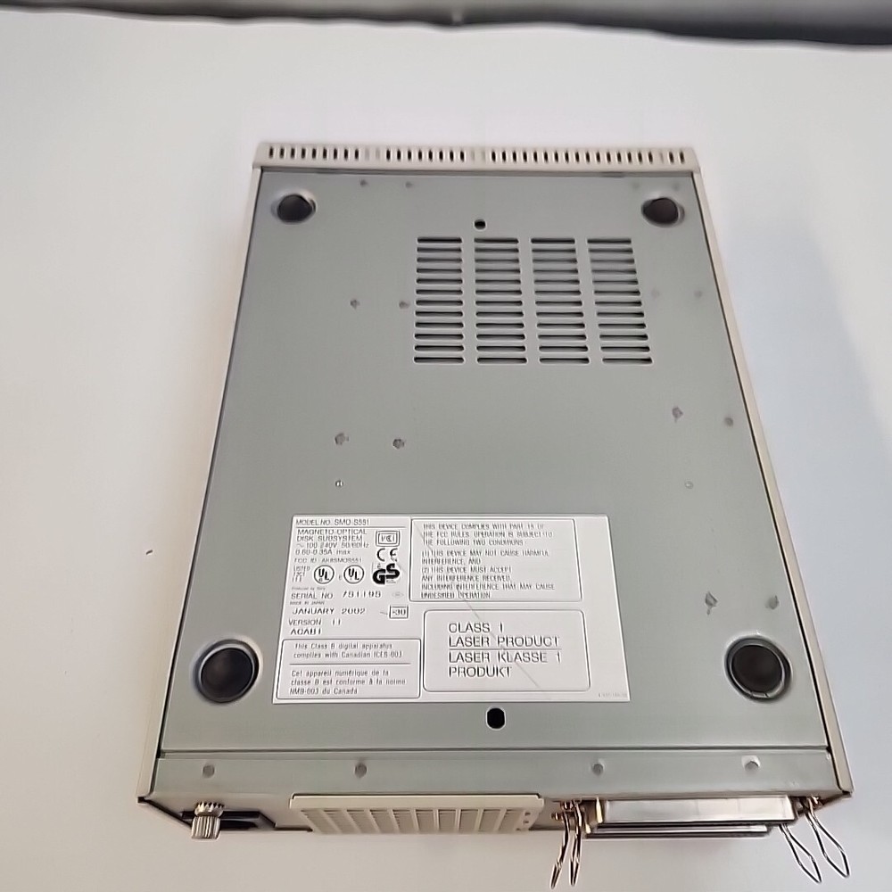 SMO-S551 External Magneto Optical Drive (Untested )