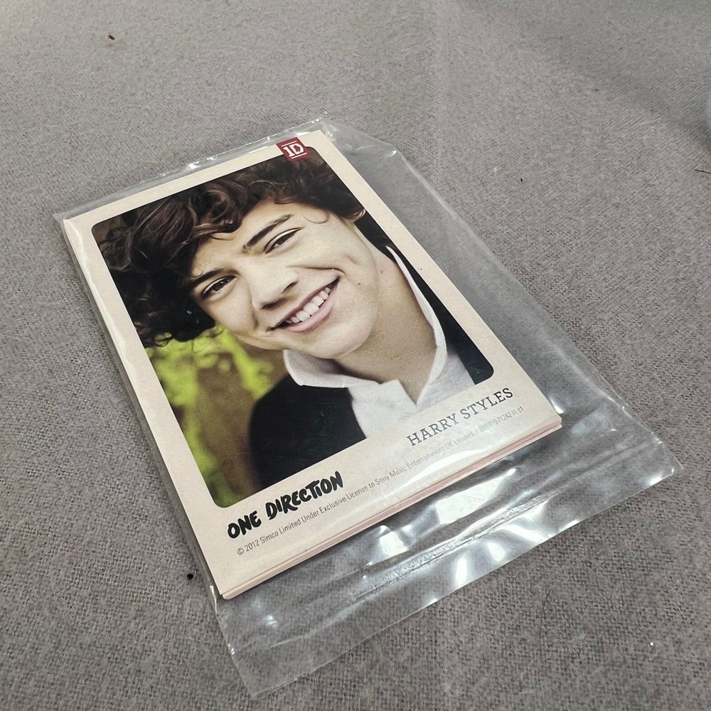 One Direction Harry Styles 2012 Simco Limited Sealed CD Insert Trading Card Pack