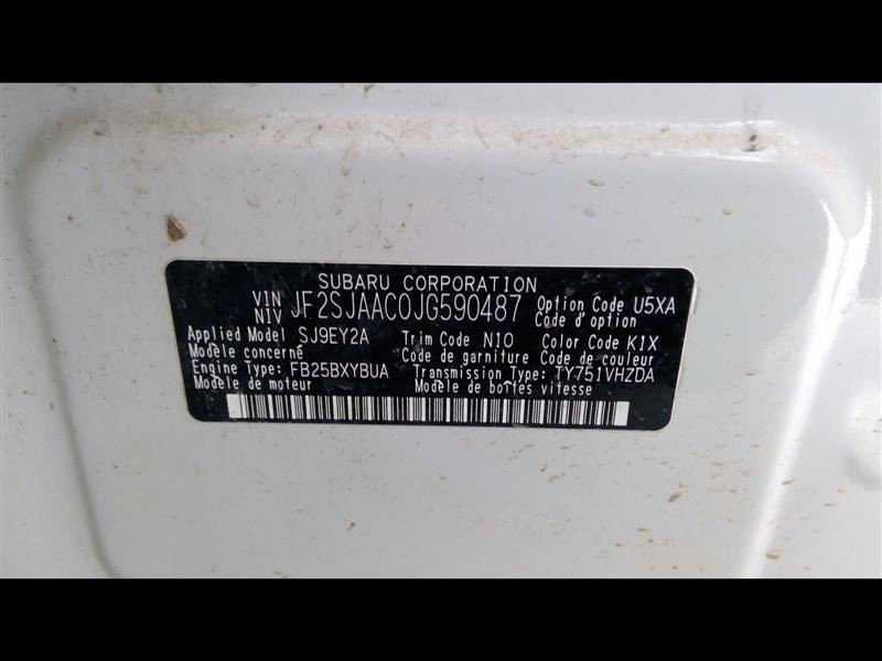 FORESTER 2018 Engine ECM 346427