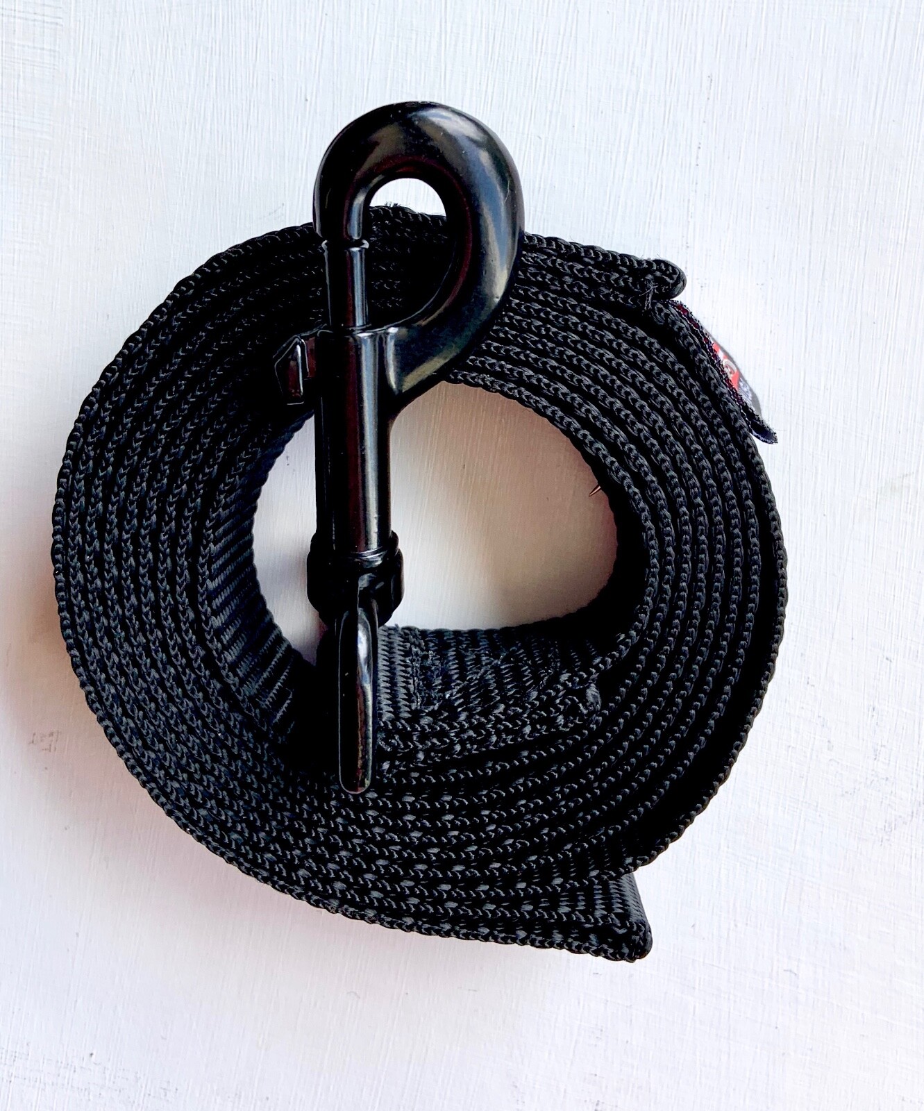 Dog Leash Lead Long Obedience Recall Training BLACK Multiple Lengths USA MADE