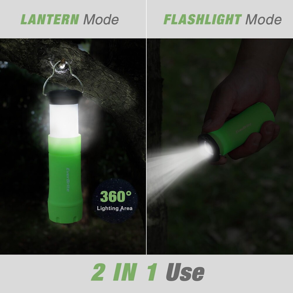 EverBrite 2-in-1 Mini Lantern Flashlight Zoomable Flashlight Lantern with 3 Mode