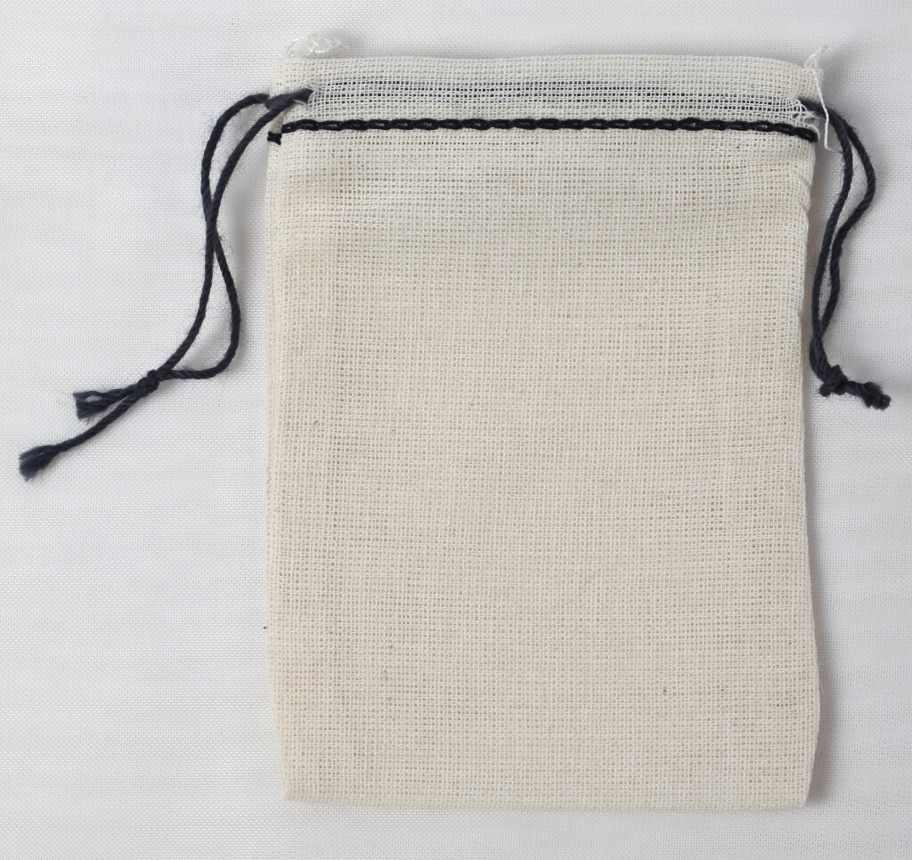 Mini Muslin Double Drawstring Bags Made in the USA