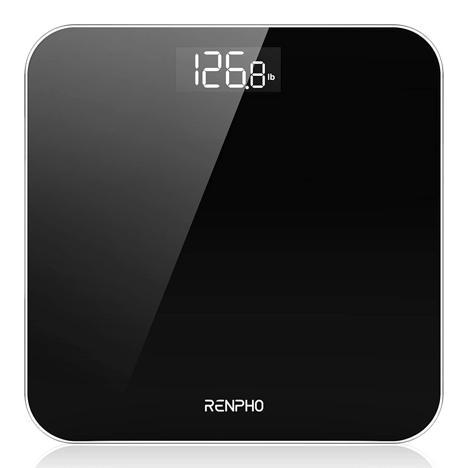 Digital Body Weight Bathroom Scale w/ Step-on Technology Battery Powered 400lbs