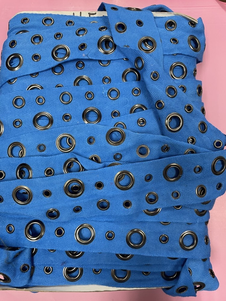 Blue 2 Inch Width Eyelet Tape