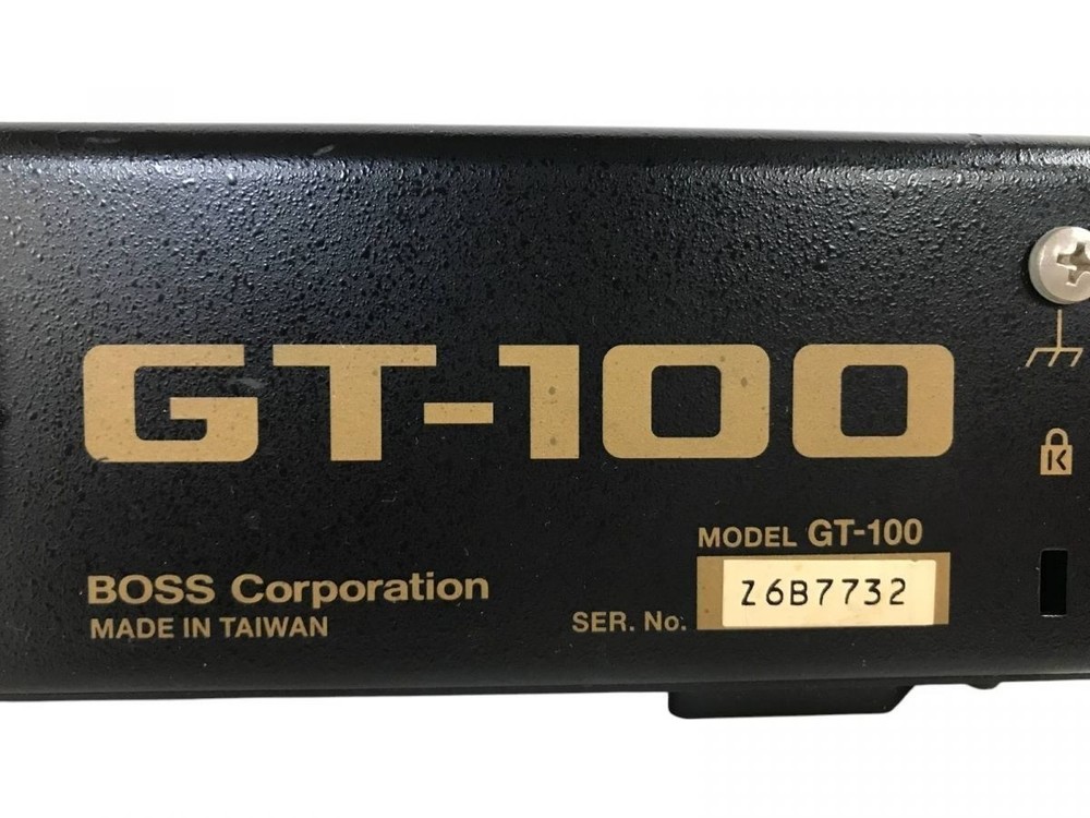 “Cracked display”BOSS GT-100 Multi-Effects Guitar Processor Test Completed