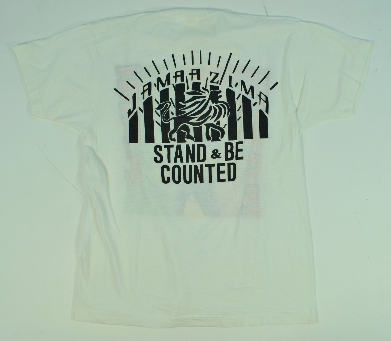 VTG Nami Reggae Jamaazima Single Stitch Jamaica Stand & Be Counted 80's 90's