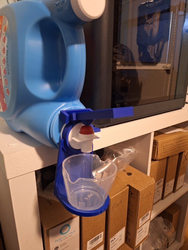 Laundry Detergent Cup Drain