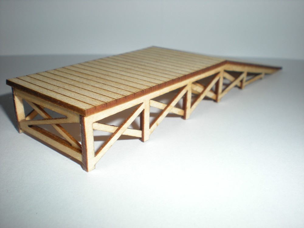 HO Scale ** Laser Cut ** Custom Loading Ramp Kit
