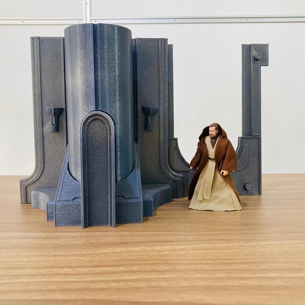 Jedi Temple Corridor Diorama For 3.75 in (1:18) Figure