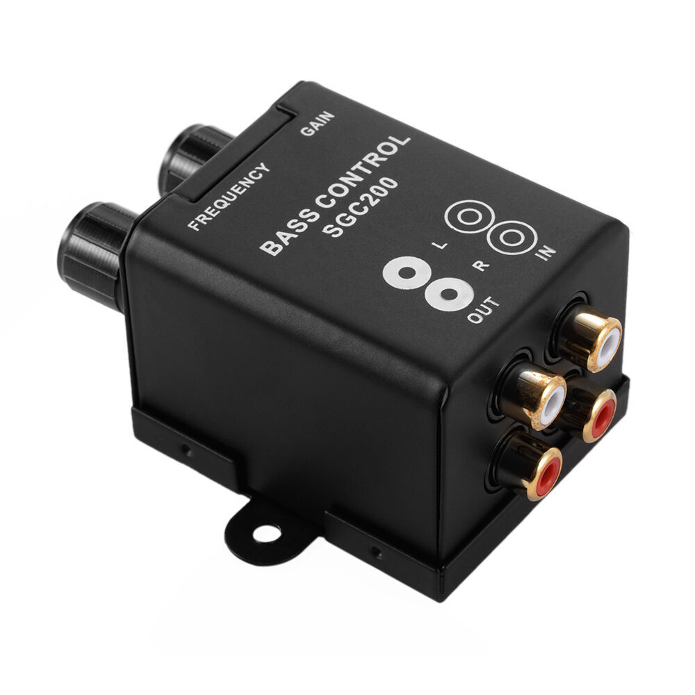 Auto Remote Level Volume Amplifier Subwoofer Equalizer Crossover Bass Controller