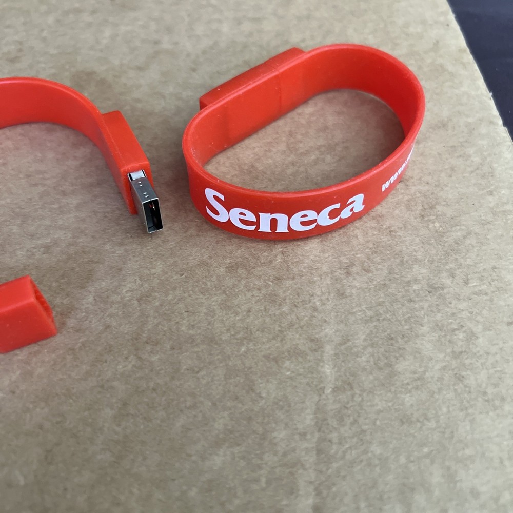 Red Wristband USB Flash Memory Drive Two