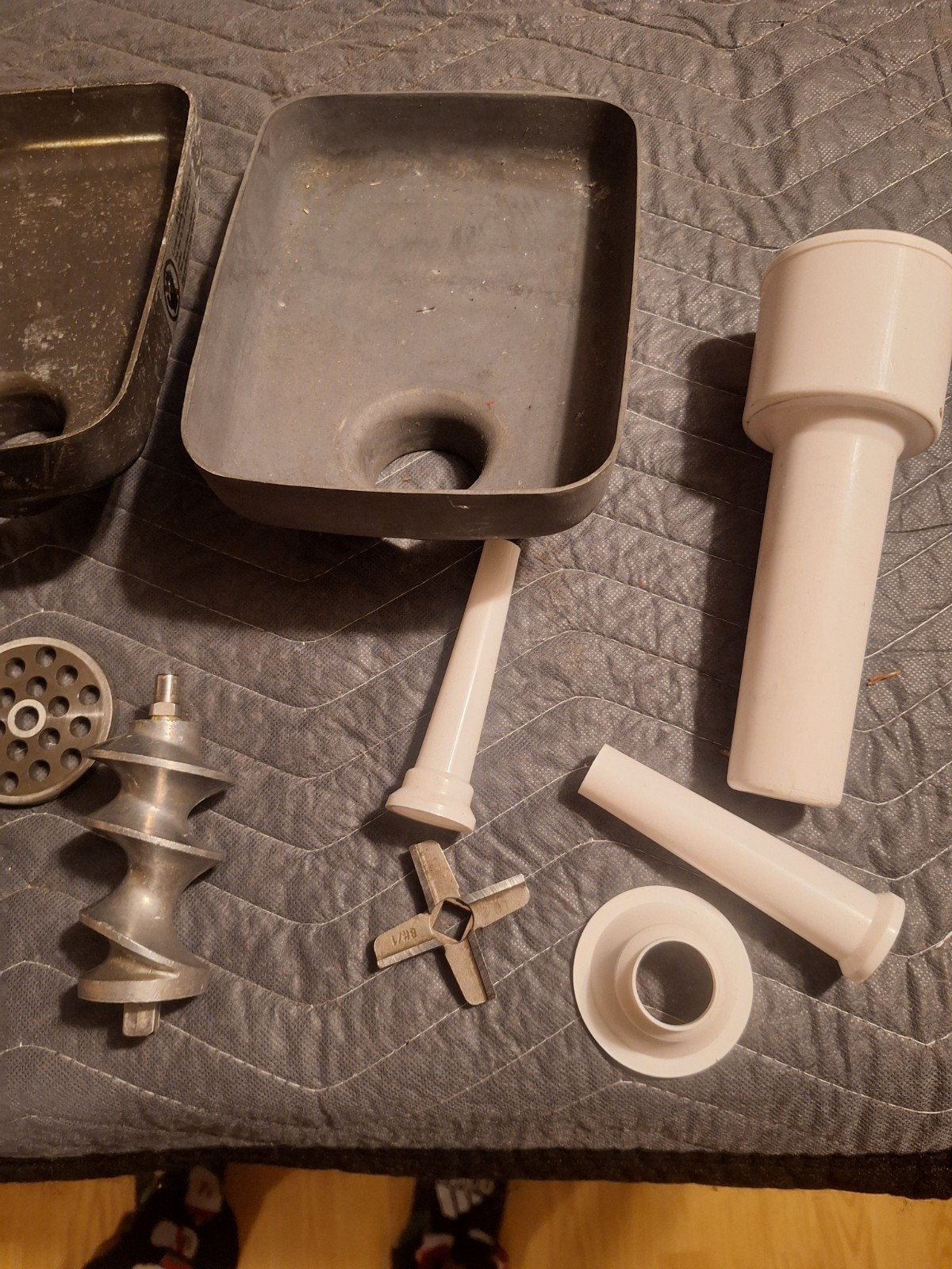 Meat Grinder LEM Gander Mountain Huge Parts Lot!!! With Spare Working Motor