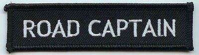 MOTORCYCLE PATCH ROAD CAPTAIN BIKER CHOPPER PT328