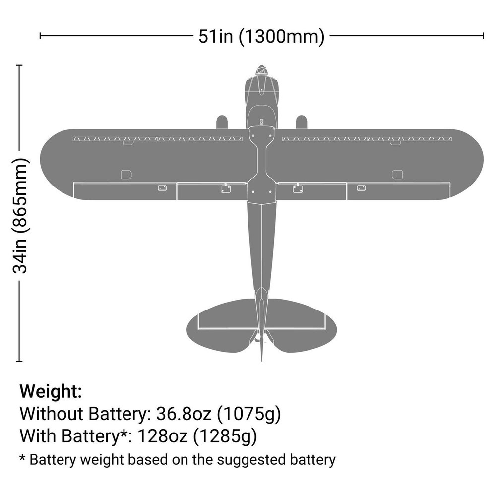 HOBBY ZONE HBZ320001 Carbon Cub S 2 1.3m RTF Basic