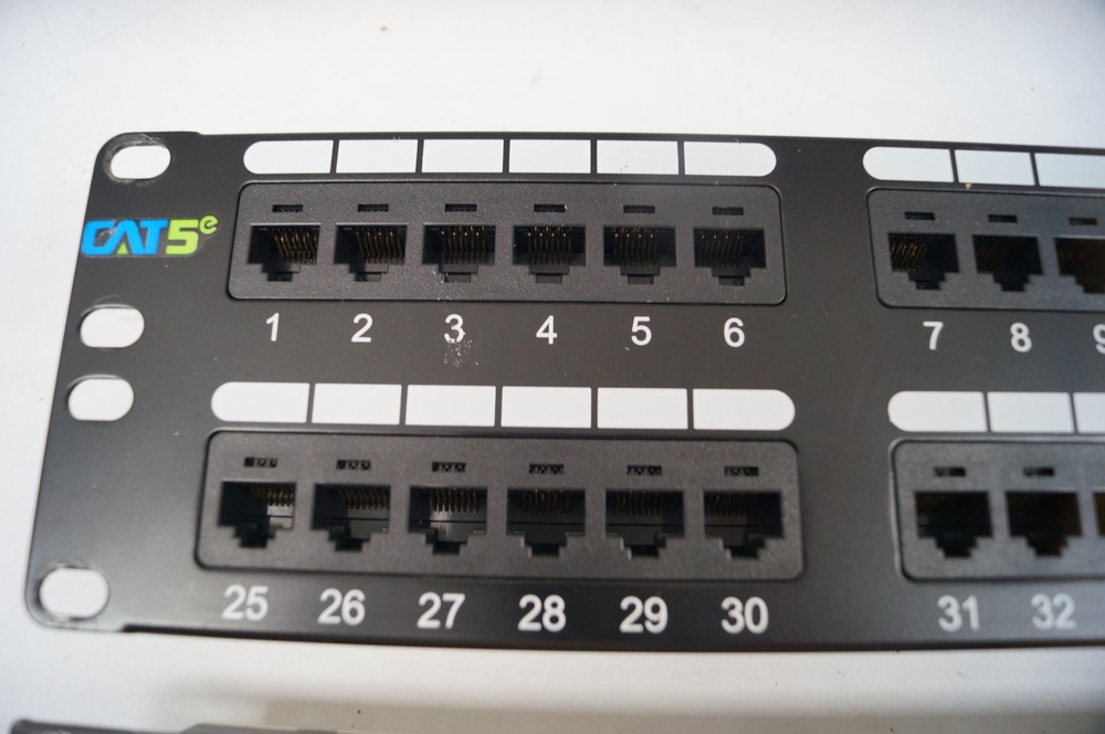 LOT (3) ICC Lucent Cat5e Patch Pack 1100PSE Power Sum Panels WORKING B343