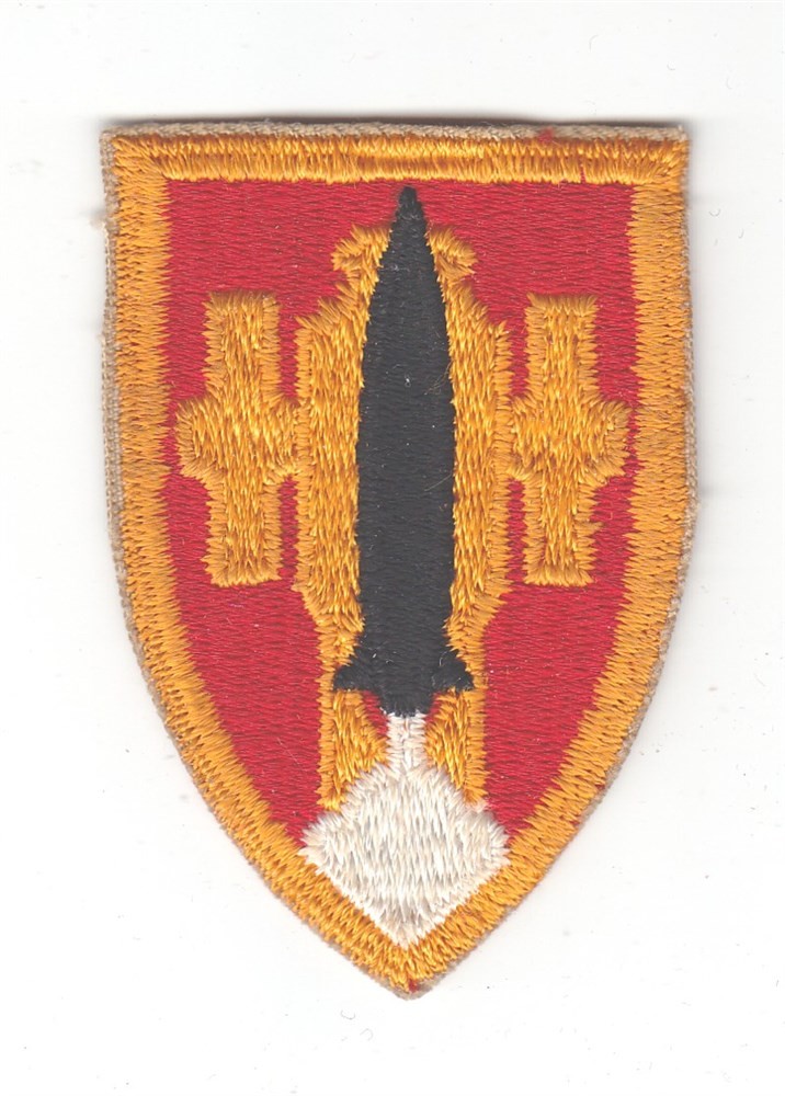 Army Patch: Artillery & Missile School - cut edge