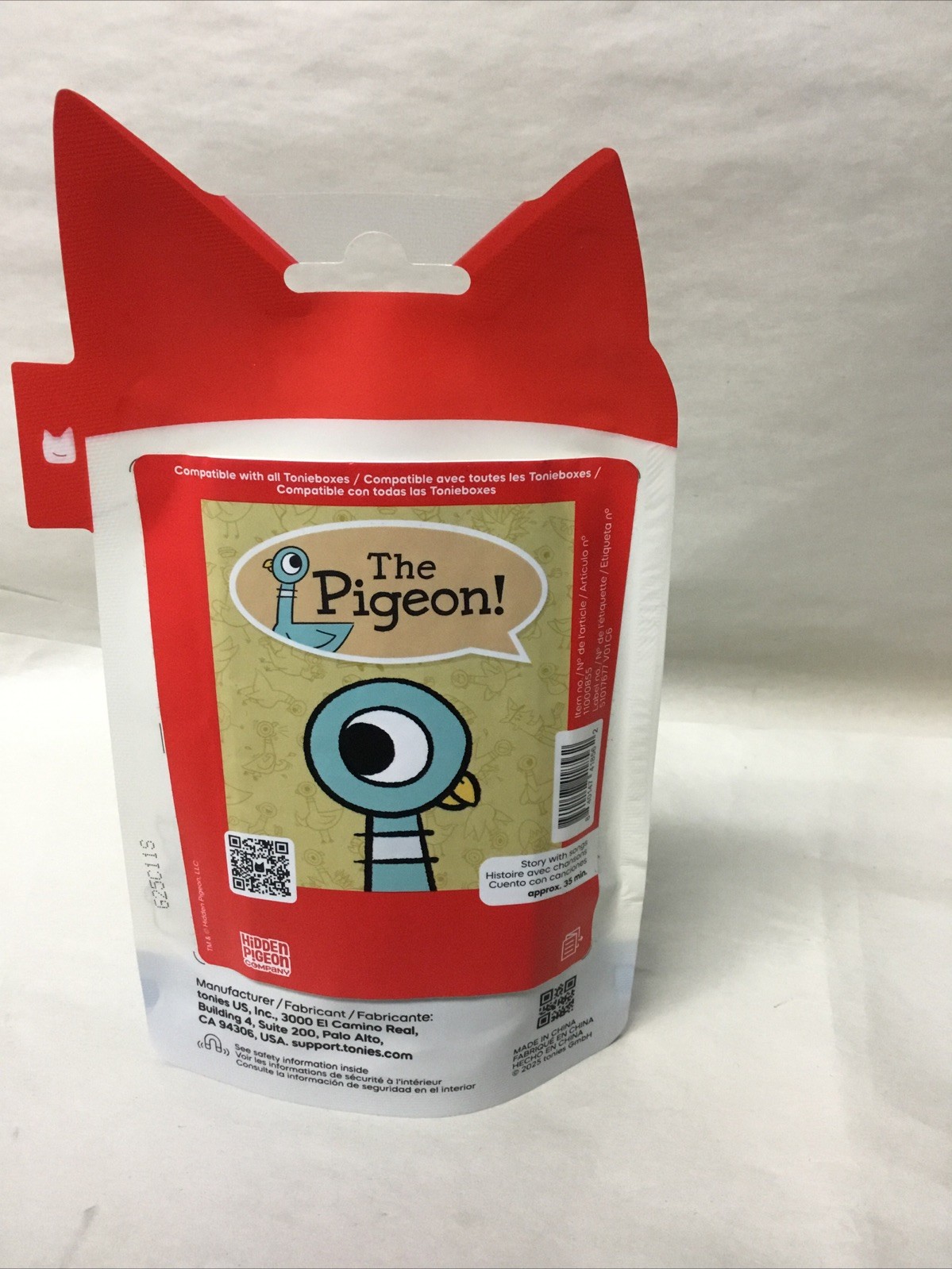 Tonies-Mo Willems' The Pigeon Series Audio Character- NEW